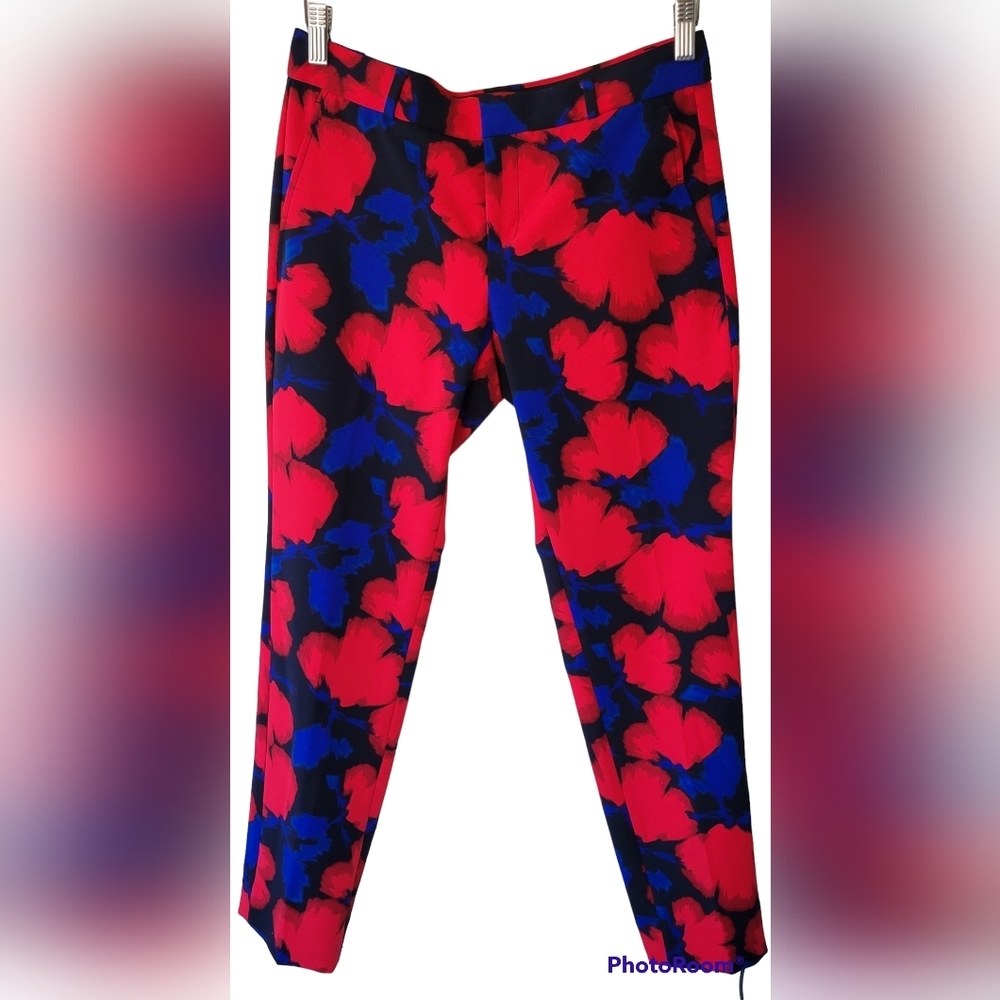Floral banana Republic floral trousers, size 2P